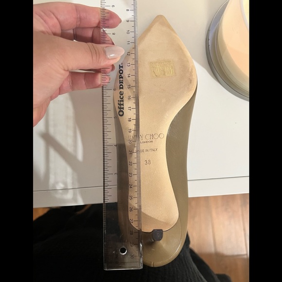 Jimmy Choo Allure Kitten Heel Taupe - Picture 10 of 11